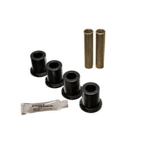Energy Suspension 80-96 Ford Bronco / F150 / F250 / F350 Black Rear 4WD Frame Shackle Bushings Set