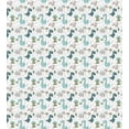 thumbnail image 3 of Ambesonne Cartoon Duvet Cover Set, Smiling Dinosaurs, Queen, White Seafoam Dimgray, 3 of 3