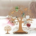 thumbnail image 1 of s,,Decoraciones de interior, adornos, regalos de dinero personalizados - Decoración de cumpleaños para bodas - Árbol de dinero de madera - Regalos de dinero para hombres, mujeres y novios - Libro de v, 1 of 7