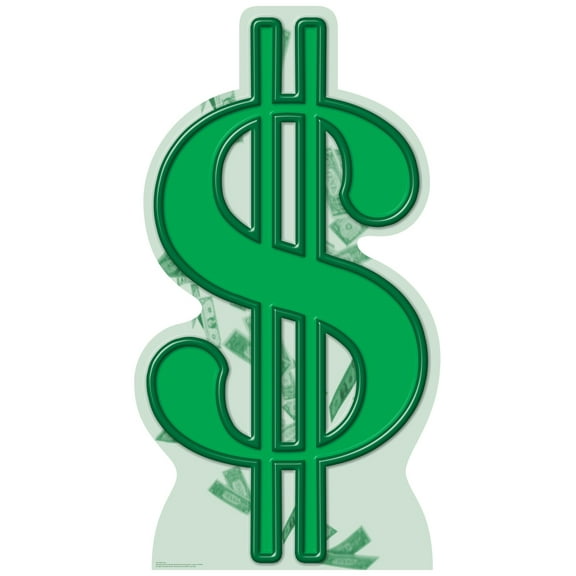 Advanced Graphics 975 $ Sign- 60" x 31" Cardboard Standup