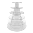 thumbnail image 1 of Contenedores Soporte de exhibición de macarrones de 4/6 niveles para bodas fiestas pasteles postres estante de torre (6 niveles) JShteea Libre de BPA, 1 of 8