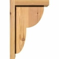 thumbnail image 3 of 5 1/2"W x 8"D x 12"H Crestline Smooth Corbel w/Backplate, Western Red Cedar, 3 of 9