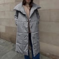 thumbnail image 2 of BangWanChi Lightweight Jacket Women Women's Casual Fashion Cotton Coat Long Coat Warm Loose Coat, 2 of 4