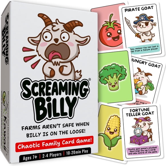 Juego de cartas KAWAII LAB GAMES Screaming Billy para diversión en familia