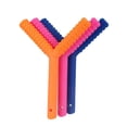 thumbnail image 3 of 1Pc Sensory Chew Teether Kids Silicone Letter Teether Toy Baby Teething Silicone Teether For Children With Autism BPA Free Beads, 3 of 4