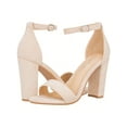 thumbnail image 4 of Women Chunky Heeled Ankle Strap Sandals Elegant Single Band Buckle Decor Sandals High Heel Sandals Open Toe Ankle Strap Sandals Heels, 4 of 5