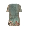 thumbnail image 5 of CaiJunJia T Shirts for Women Graphic,Women's Summer Soft T Shirt Cute Graphic Loose Basic Tees V Neck Short Sleeve Casual Tops, 5 of 5