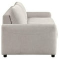 thumbnail image 3 of Pemberly Row Fabric Upholstered Sofa Sleeper with Queen Mattress in Beige, 3 of 12