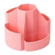 thumbnail image 4 of Organizador de escritorio giratorio para lápices y bolígrafos con 5 compartimentos. Rosa, 4 of 9