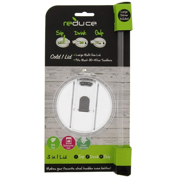 Replacement Tumbler Lid and Straw Combo for 30-40oz Cold-1 ...