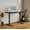 Black, variant on 48"x24" Electric Standing Desk with Whole-Piece Desktop, Height Adjustable Sit Stand Desk, 220 lbs Capacity, Anti-Collision System, 4 Memory Presets,Black