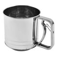 thumbnail image 1 of Stainless Steel Handheld Flour Sieve Fine Mesh One-Hand Operation For Baking Cake Cocoa Powder Filtering, 1 of 3