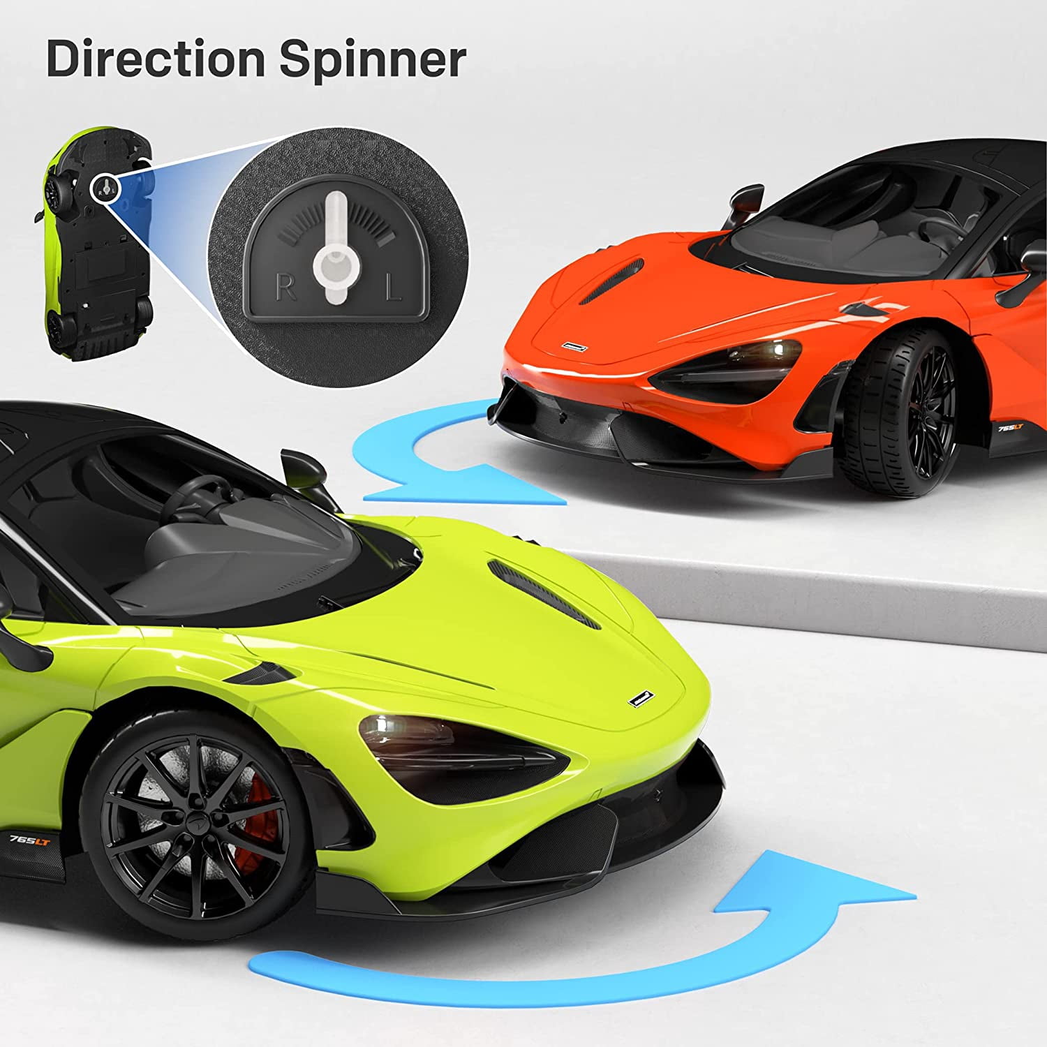 MIEBELY Remote Control Car, McLaren Rc Cars Officially Licensed 1/12 Scale 7.4V 900mAh Toy Car with 12km/h Fast Model Car Headlight for Adults Kids Boys Age 6-12 Year Birthday Ideas Gift