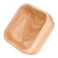 thumbnail image 4 of Wooden Salad Bowl Handcrafted Simple Stylish Square Bowl Tableware for Party Family Gathering, 4 of 8