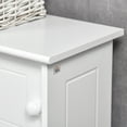 thumbnail image 6 of Royard Oaktree Over The Toilet Cabinet with 2 Sliding Doors, Freestanding Bathroom Storage Organizer with 4 Cubbies, Space Saver Toilet Rack with Adjustable Shelves, 6 of 7