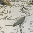thumbnail image 5 of Sunset Trading Bird Script Fabric Manual Reclining Chair in Ivory, 5 of 6
