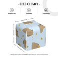 thumbnail image 2 of Tissue Box Cover, Swim Capybaras Duck Leather Tissue Box Holder - Tissue Case Facial Paper Organizer for Bathroom, Vanity Countertop, Tabletop, Car, Night Stands,, 2 of 5