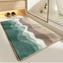 Under $5 Tyidzon Bathroom Rugs, 23.62X15.74 Inch, Soft and Absorbent Bath Rugs, Non-Slip Bath Carpet, Machine Wash Dry Bath Mats for Bathroom Floor, Tub and Shower