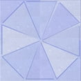 thumbnail image 1 of Ahgly Company Machine Washable Indoor Square Transitional Heavenly Blue Area Rugs, 4' Square, 1 of 7