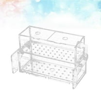KHBUAB 1Pack Transparent Acrylic Filter Box for Turtle Tank Accessories 8.7x3.1x5.3in