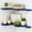 Navy Blue Cloud Shelves, variant on Cute Cloud Shelves, Wavy Floating Corner Shelf, Cloud Corner Wall Shelves with Brackets, Cute Wall Shelves for  Decor, Corner Shelves for Bedroom,Living Room,Bathroom& Decor,Brown