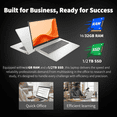 thumbnail image 5 of HP Premium 17.3" HD+ Laptop, Intel 8-Cores i3-N305, 16GB RAM|512GB SSD, Webcam, HDMI, Wi-Fi 6, Win 11 Pro, Silver, W/Accessories, 5 of 8