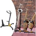 thumbnail image 2 of Saxophone Stand Saxophone Holder Wind Instrument, Musical Accessory Instrument Alto Tenor Sax Stand for Stage, 2 of 5