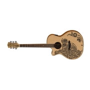 Luna Henna Oasis Lefty Acoustic/Electric - Spruce
