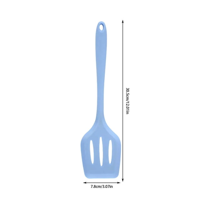 Lksixu Stir Fry Spatula Silicone Spatula Vegetable Spatula Non Stick Pan Frying Spatula Household Kitchen High Temperature Resistance Leak Proof Spatula Kitchen Gadgets