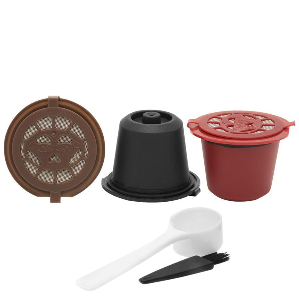Refillable Reusable Coffee Capsule Cap for Nespresso Coffee Machine, Brush Coffee Accessories, - Walmart.com