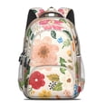 thumbnail image 2 of Boho Bohemia Flower Backpack for School,Cute School Bag,Schoolbag with Adjustable Shoulder Straps & Padded Back,16.9 Inch, 2 of 5