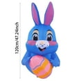 thumbnail image 3 of JJKBVCLO Easter Inflatable Bunny Decorative Inflatable Yard Large Rabbit For Indoor And Outdoor Theme Parks, 3 of 6