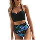 thumbnail image 1 of Traje de baño de dos piezas con estampado de bikini de moda para mujer sexy Conjunto de ropa de playa Fridja  nalpqowj21910, 1 of 6