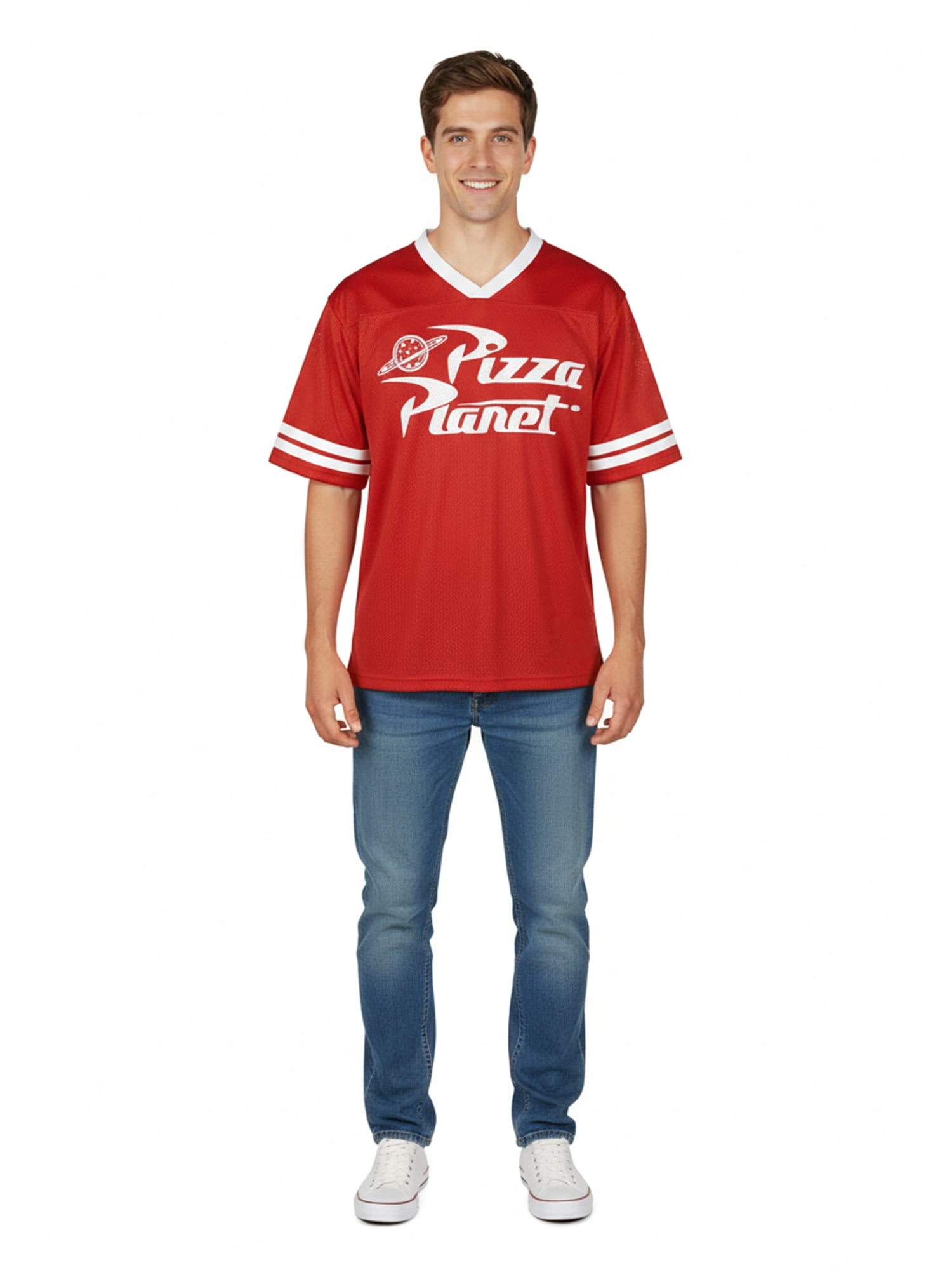Toy Story, Men's & Big Men's Graphic Jersey, Pizza Planet Logo, Sizes S-3XL