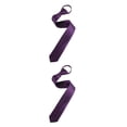 thumbnail image 3 of braveheart Hommes Polyester Cravate Solide Cravate Mode Cravate avec Noeud Assorti Complet Unisexe Pull Corde Cravate pour Robe de Mariée Parti Violet 2Set, 3 of 6