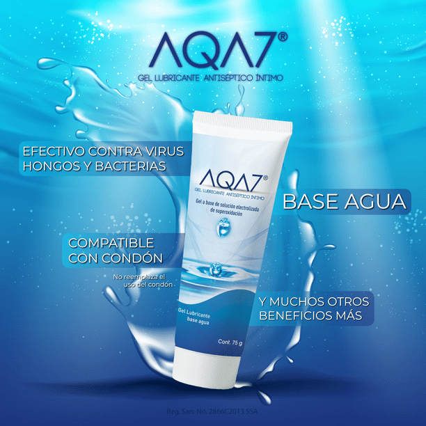 Gel Lubricante Antiseptico Intimo AQA7 Base Agua 75 g | Walmart en lnea Gel Lubricante Antiseptico Intimo AQA7 Base Agua 75 g | Walmart en lnea