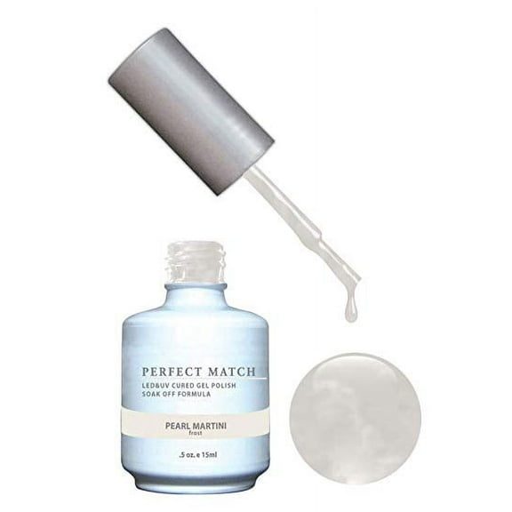 LECHAT Perfect Match Pair of Soak off Gel   Matching Nail Polish - PMS16 Pearl Martini