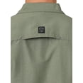 thumbnail image 4 of Camisa ATG by Wrangler para hombre, manga larga, color oliva oscuro, talla M, 4 of 6
