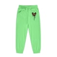 thumbnail image 4 of Tiijoy Girls Valentine's Day Sweatsuit Hooded Sweatshirt and Jogger Pants Set, Sizes 3-4, 4 of 5