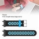 thumbnail image 4 of Correa Deportiva Ligera y Transpirable, Accesorio de Repuesto de Pulsera de Reloj de Silicona Suave, Adecuado Para Active Edge A2212, 4 of 7