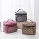 thumbnail image 4 of Bolsa de maquillaje de viaje multifuncional impermeable, bolsa de almacenamiento portátil de gran capacidad para mujeres, bolsa de artículos de tocador portátil con cremallera, 4 of 6