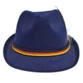 thumbnail image 7 of Oktoberfest Hat, Festival Hats Top Hats Dance Street Dance Hats British Short Brim Jazz Hats, 7 of 7