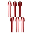 thumbnail image 1 of Yuarrent de terciopelo rústica, ideal para decorar árboles, con lazos grandes. Dimensiones: 2,5 cm/40 x 60 cm. Kits de decoración para fiestas rojo, 1 of 6