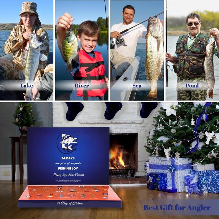 birthday box for boyfriend who fishes Ed's Freshwater Trout Fishing Gift Box, 12-13+ types of Premium Lures & Tackle, Original Edition fortune fish Romantic Gifts for Boyfriends |