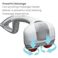 thumbnail image 3 of Homedics, Dual Head Percussion Action Plus Massager with Heat, Adjustable Intensity , Dual Pivoting Heads, 2 Sets Interchangeable Nodes, for Back, Shoulders, feet, legs and neck, HHP-351H, 3 of 13