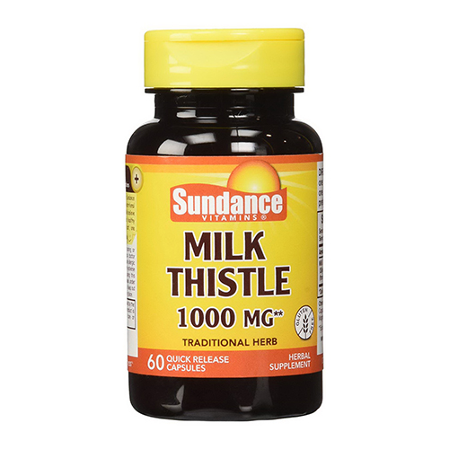 Sundance Vitamins Milk Thistle 1000 mg Capsules, 60 Ea, 3 Pack