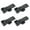 Black, variant on Set of 4 High Performances Sash Lock for Vertical and Horizontal Window