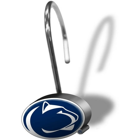 NCAA 12-Piece Shower Curtain Ring Set, Penn State