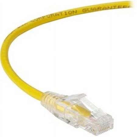 UPC: 0822088127246 | Black Box C6APC28-YL-10 Slim-Net Cat.6a Patch UTP Network Cable – 10 ft. Network Device – First End
