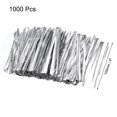 thumbnail image 2 of 1000pcs Long Strong Twist Ties 4 Inches Quality Plastic Closure Tie Silvery for Home Business Institutions, 2 of 5